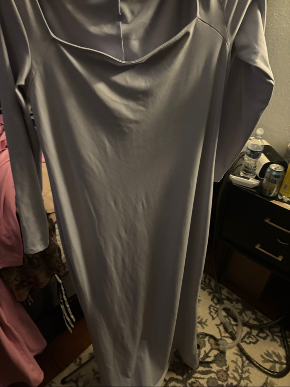 wild fable Long-Sleeve Square Neck Maxi Dress in Blue